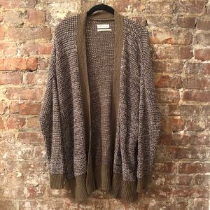 Urban outfitters chunky green knit cardigan